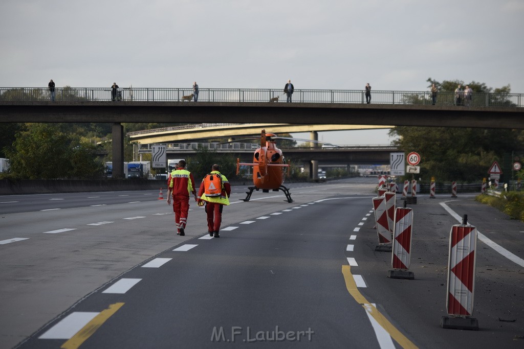 VU mehrere PKW A 3 Rich Oberhausen Hoehe AK Koeln Ost P076.JPG - Miklos Laubert